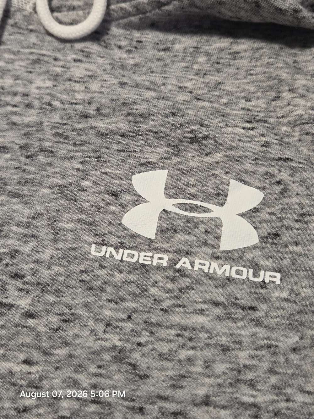 Under Armour Gray Heather Short-Sleeve Hoodie